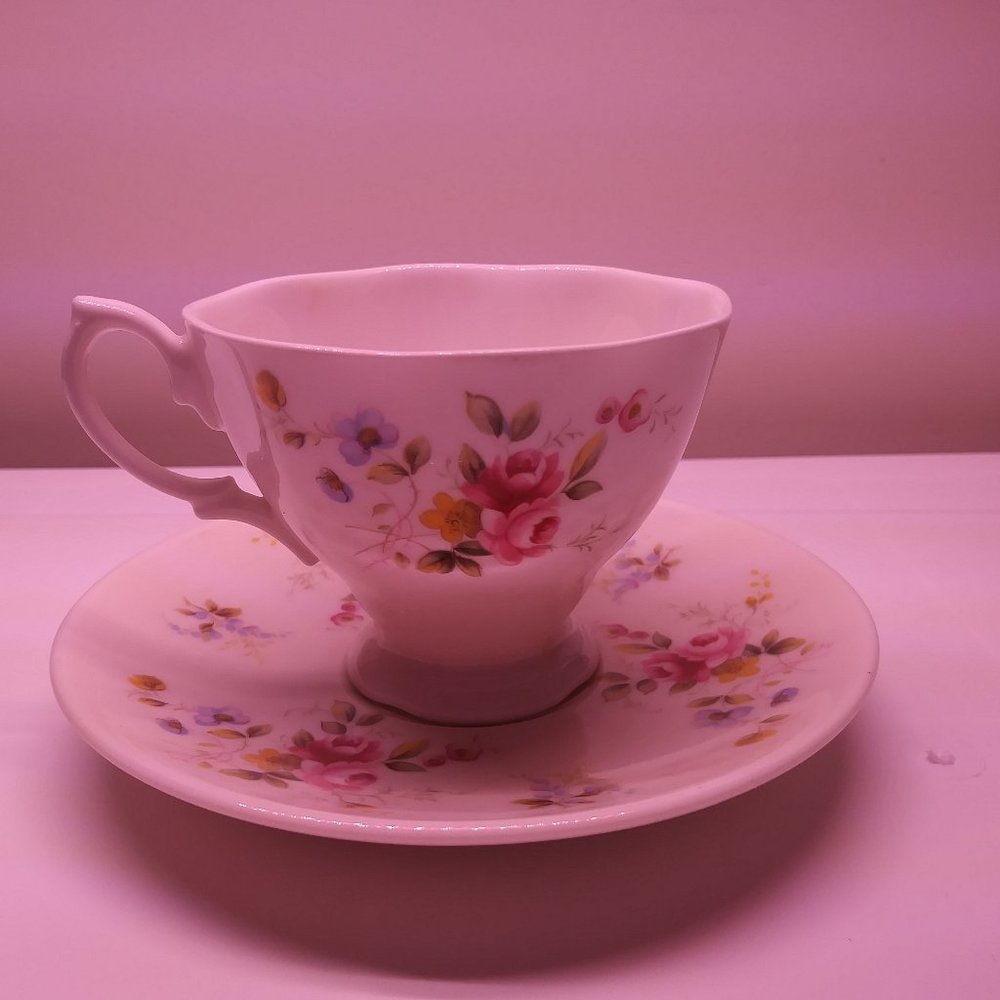 Royal Vale Tea Cup And Saucer. Fine China